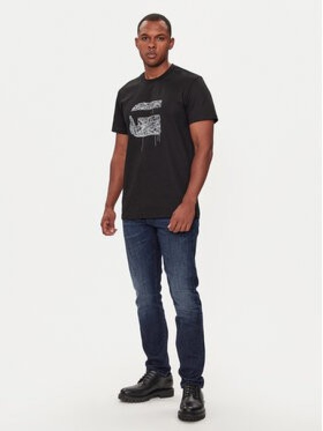 G-Star Raw T-Shirt Stitch D25674-C336 Czarny Regular Fit