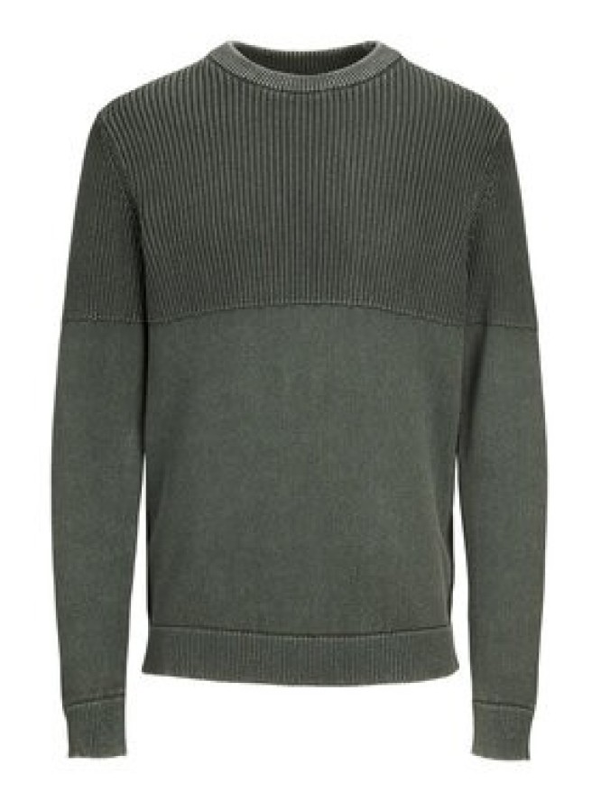 Jack&Jones Sweter 12236265 Zielony Regular Fit