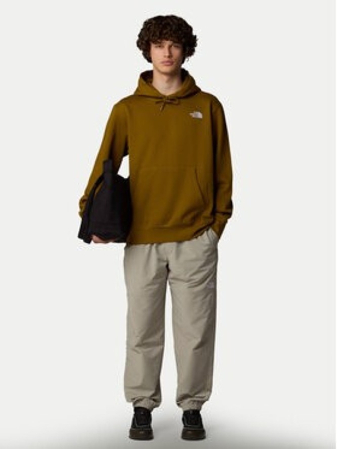 The North Face Bluza Essential NF0A89ES Zielony Relaxed Fit