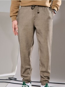 Spodnie comfort fit - szary