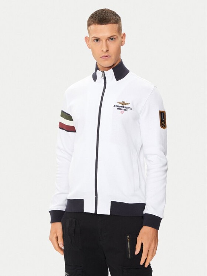 Aeronautica Militare Bluza 241FE1871P215 Écru Regular Fit