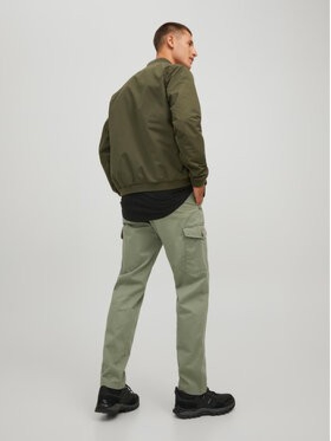 Jack&Jones Spodnie materiałowe Ollie 12224001 Zielony Regular Fit