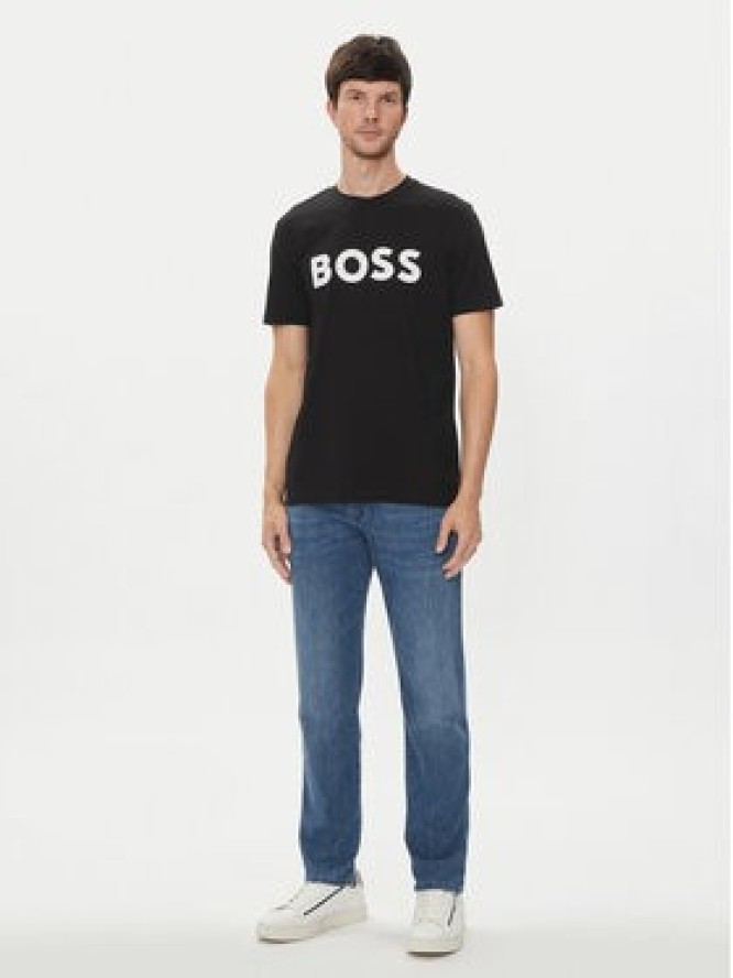 Boss T-Shirt Thinking 1 50481923 Czarny Regular Fit