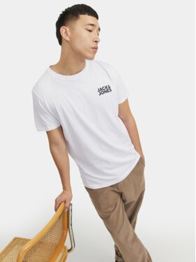 Jack&Jones T-Shirt Corp 12151955 Biały Regular Fit