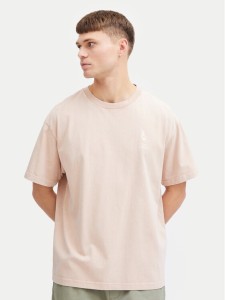 Solid T-Shirt Ismail 21108240 Pomarańczowy Regular Fit