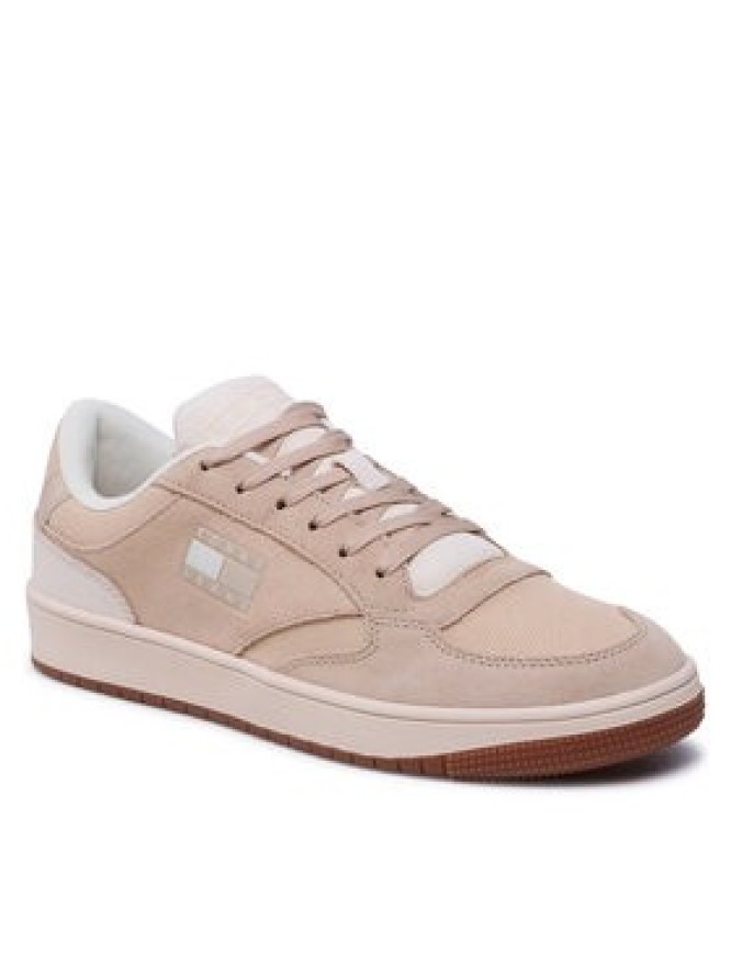 Tommy Jeans Sneakersy Retro Cupsole Suede EM0EM01161 Beżowy