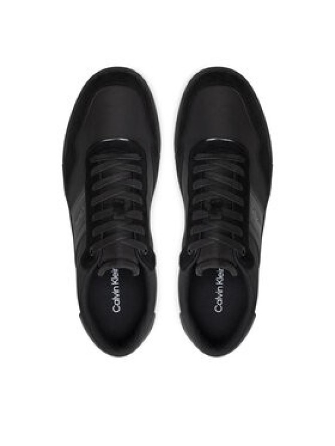Calvin Klein Sneakersy Low Top Lace Up Mix HM0HM01548 Czarny