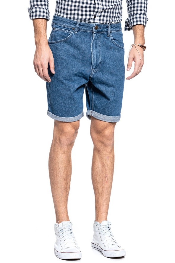 SPODENKI MĘSKIE LEE PIPES TAPERED SHORTS TIC L73ZGGEZ