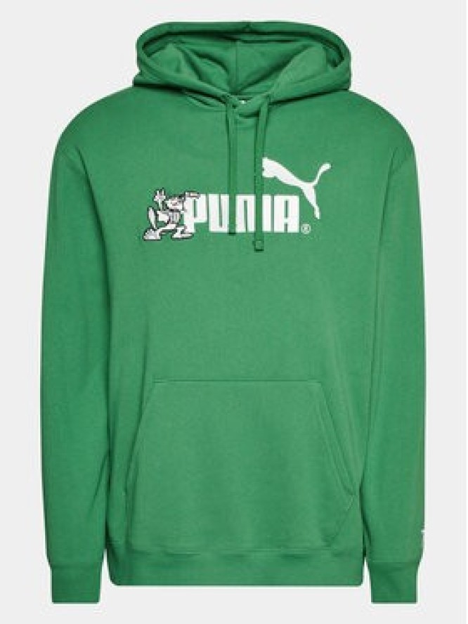 Puma Bluza Classics No.1 Logo Celebration 621951 Zielony Regular Fit