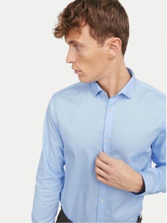 Jack&Jones Koszula 12201905 Błękitny Slim Fit