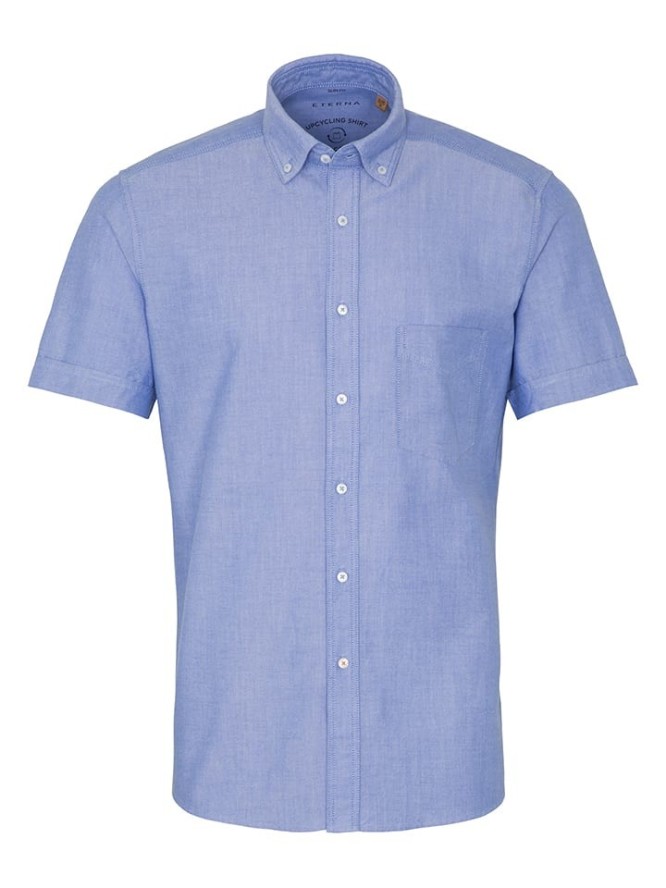 Eterna Koszula - Slim fit - w kolorze niebieskim rozmiar: 38