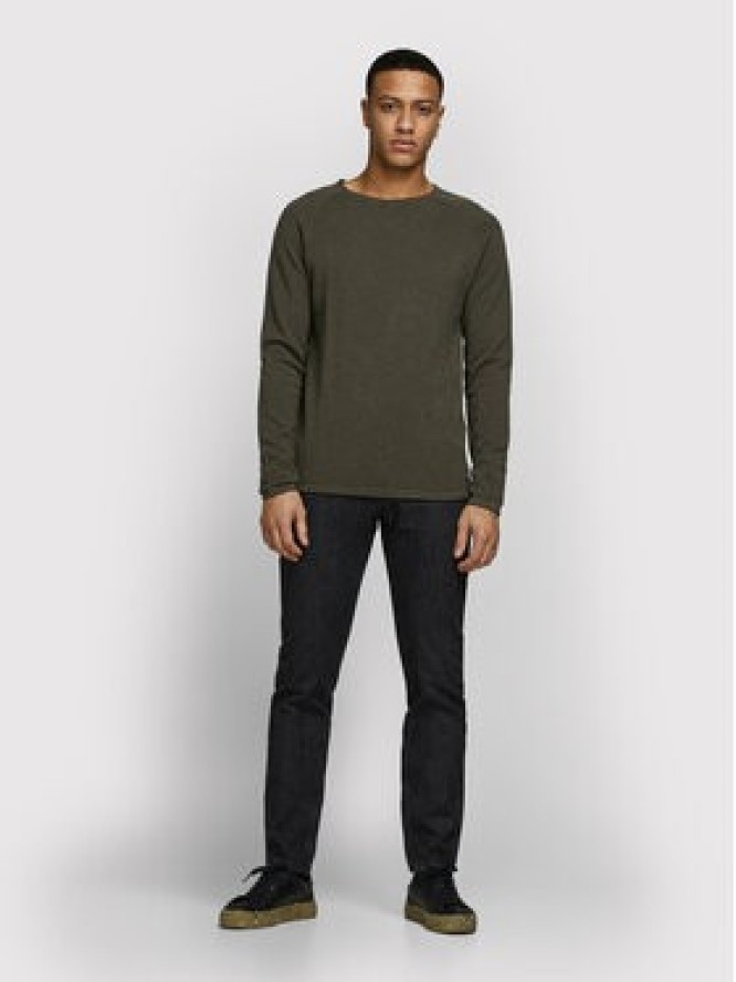 Jack&Jones Sweter Hill 12157321 Zielony Regular Fit