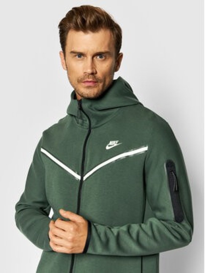 Nike Bluza Sportswear Tech CU4489 Zielony Standard Fit