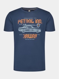 Petrol Industries T-Shirt M-1040-TSR604 Niebieski Regular Fit