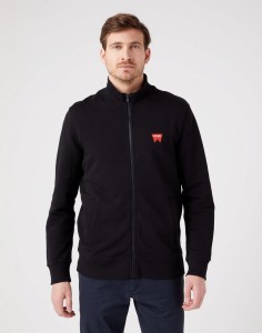 WRANGLER FUNNEL NECK ZIP MĘSKA BLUZA ROZPINANA LOGO W663HA100