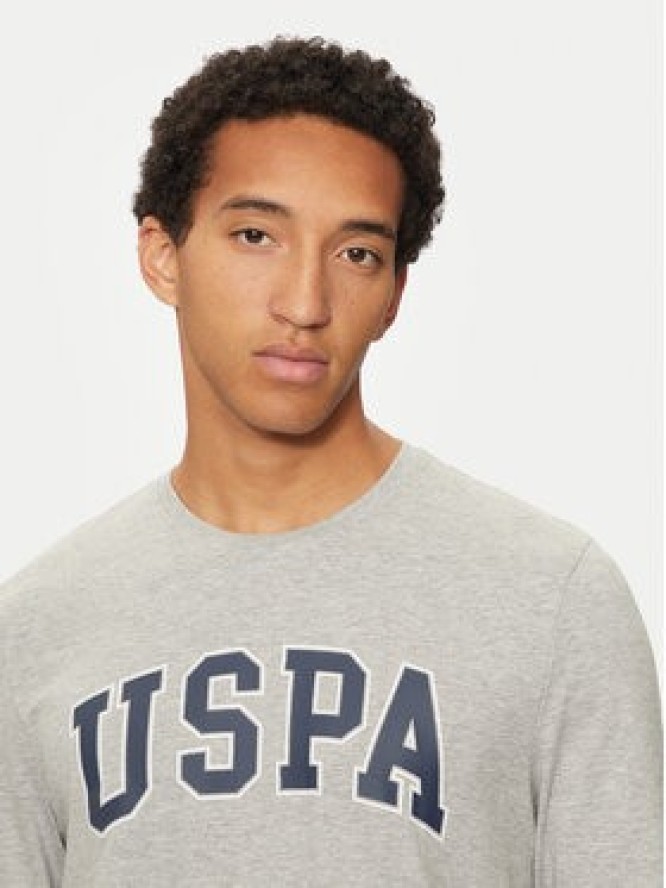 U.S. Polo Assn. Longsleeve MUP2184 Szary Regular Fit