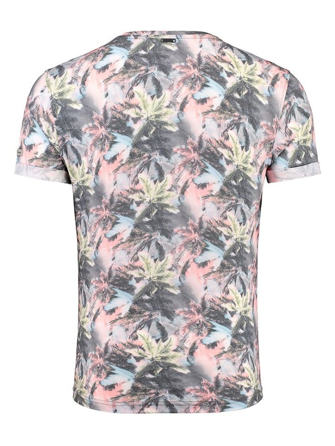 KEY LARGO Koszulka "Florida" w kolorze szaro-jasnoróżowym rozmiar: XL