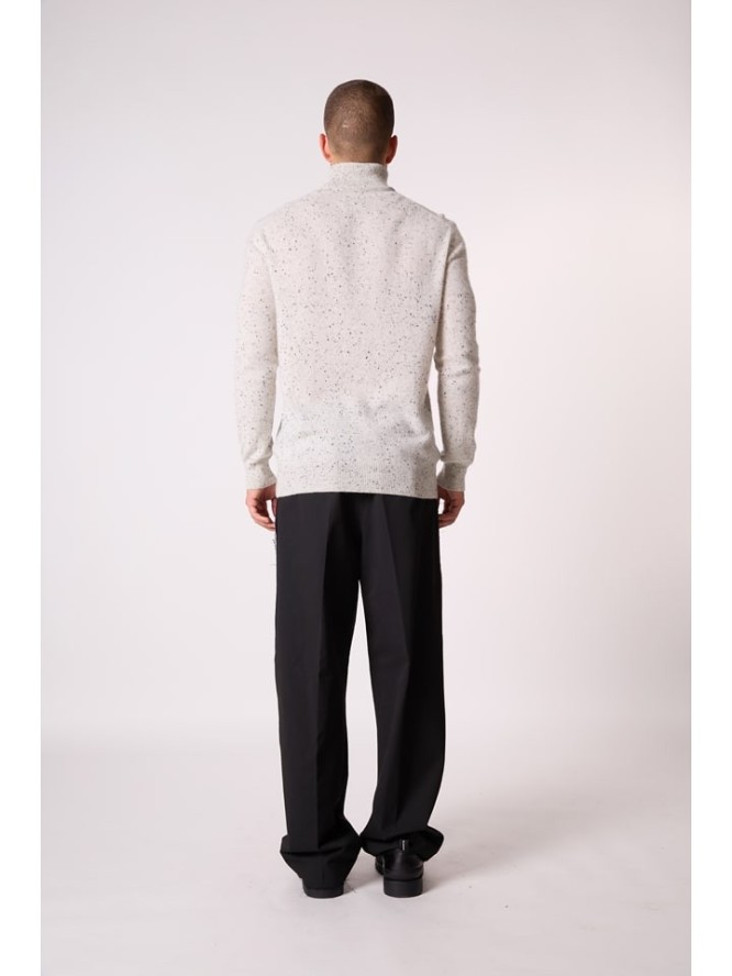 Perfect Cashmere Kaszmirowy golf "Trevor" w kolorze jasnoszarym rozmiar: M