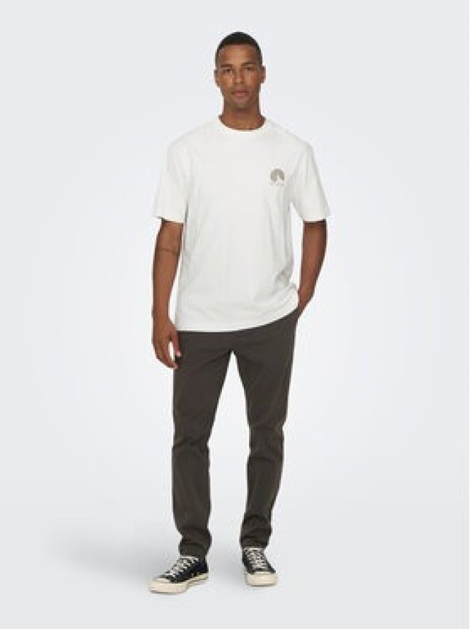 Only & Sons T-Shirt 22026424 Biały Relaxed Fit