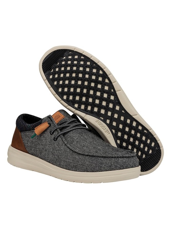 Hey Dude Slippersy "Wally Grip Wool" w kolorze antracytowym rozmiar: 42