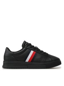 Tommy Hilfiger Sneakersy Supercup Leather FM0FM04706 Czarny