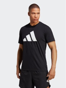 adidas T-Shirt Feelready IB8273 Czarny Regular Fit