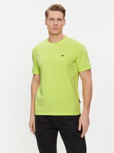 Napapijri T-Shirt Salis NP0A4H8D Żółty Regular Fit
