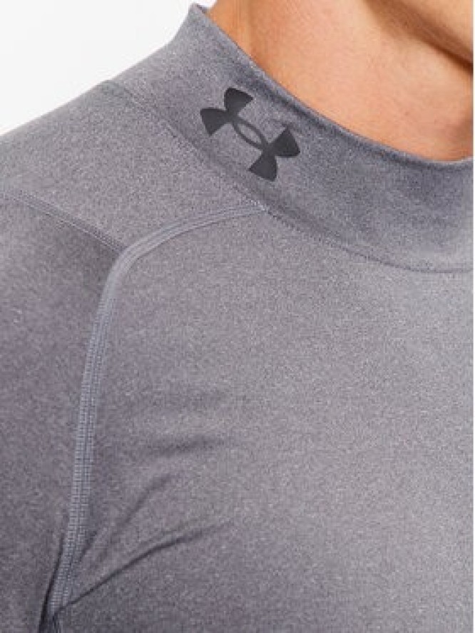 Under Armour T-Shirt Ua Hg Armour Comp Mock Ls 1369606 Szary Compression Fit