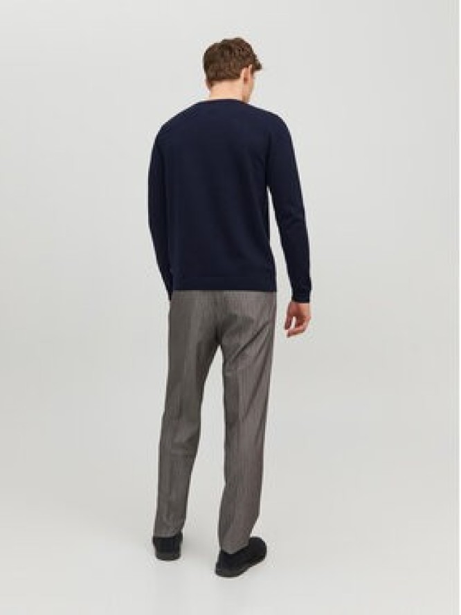 Jack&Jones Sweter 12137194 Granatowy Regular Fit