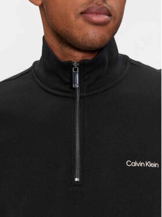 Calvin Klein Bluza Micro Logo K10K112755 Czarny Regular Fit