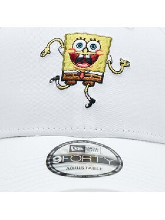 New Era Czapka z daszkiem Spongebob Squarepants Nickelodeon 60358079 Biały