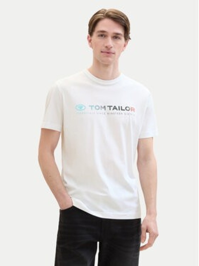 Tom Tailor T-Shirt 1041855 Biały Regular Fit