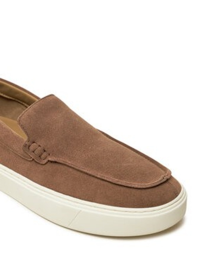 Calvin Klein Półbuty Moccasin Suede HM0HM01794 Brązowy