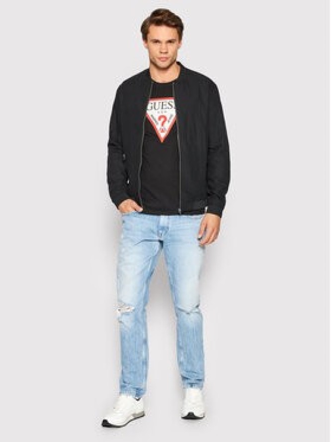 Guess Longsleeve M2YI31 I3Z11 Czarny Slim Fit