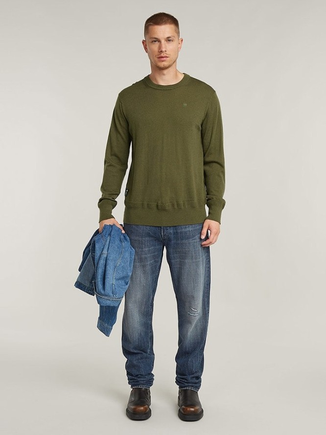 G-Star Dżinsy "Morry" - Tapered fit - w kolorze niebieskim rozmiar: W34/L32
