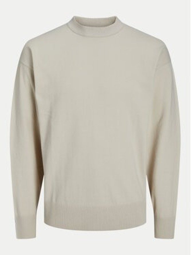 Jack&Jones Sweter Collective 12251556 Beżowy Relaxed Fit