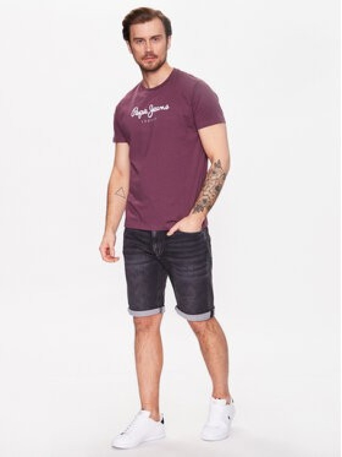 Pepe Jeans Szorty jeansowe Jack Short PM801022XF7 Szary Regular Fit