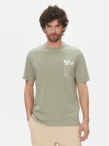 Liu Jo T-Shirt QA5185 J7734 76206 Zielony Regular Fit