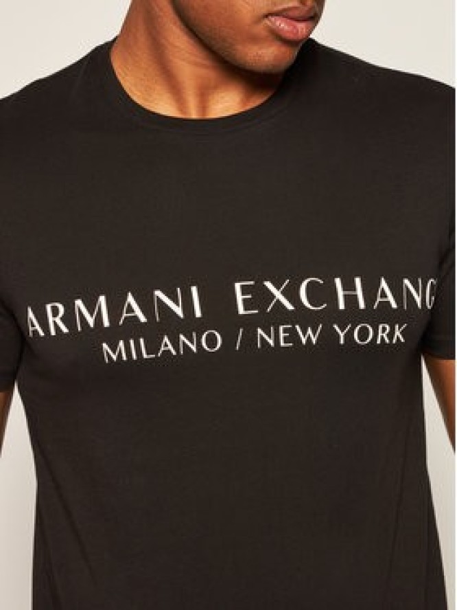 Armani Exchange T-Shirt 8NZT72 Z8H4Z 1200 Czarny Slim Fit