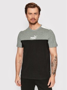 Puma T-Shirt Ess+Block 847426 Czarny Regular Fit