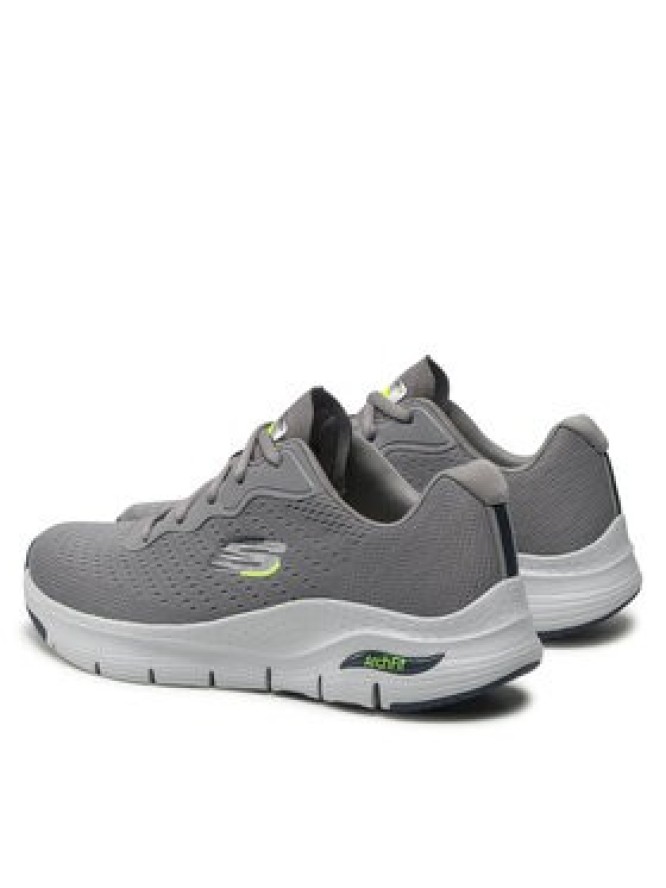 Skechers Sneakersy Infinity Cool 232303/GRY Szary