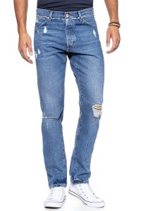 SPODNIE MĘSKIE WRANGLER SLIDER REDWOOD W18RTW890 112127400