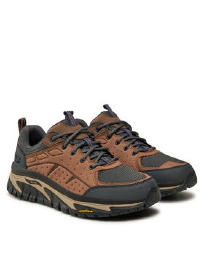 Skechers Sneakersy Arch Fit Road Walker 237488/BRMT Brązowy