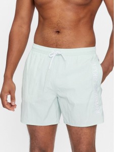 Emporio Armani Underwear Szorty kąpielowe 211740 4R422 02783 Zielony Regular Fit