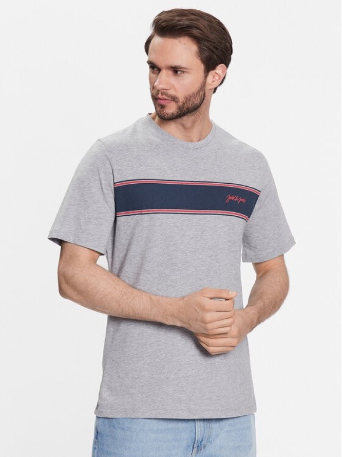 Jack&Jones T-Shirt 12232659 Szary Standard Fit