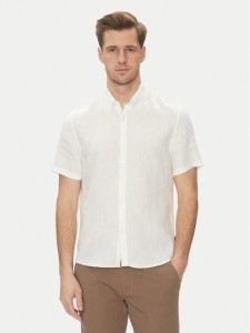 Michael Kors Koszula CS1400I4YT Biały Slim Fit