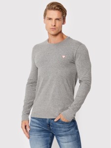 Guess Longsleeve M2YI28 J1311 Szary Super Slim Fit