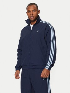 adidas Bluza adicolor Firebird JP1253 Granatowy Loose Fit