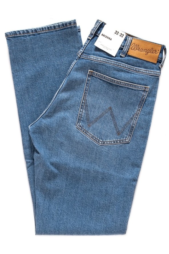 WRANGLER SPODNIE MĘSKIE ARIZONA FUSE BLUE W12OM440D