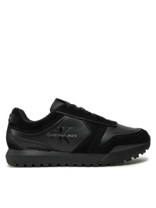 Calvin Klein Jeans Sneakersy Toothy Runner Irregular Lines YM0YM00624 Czarny